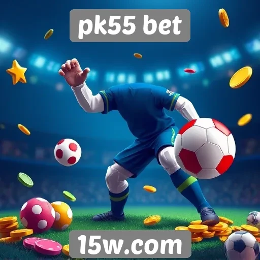Variedade de jogos disponíveis no pk55 bet