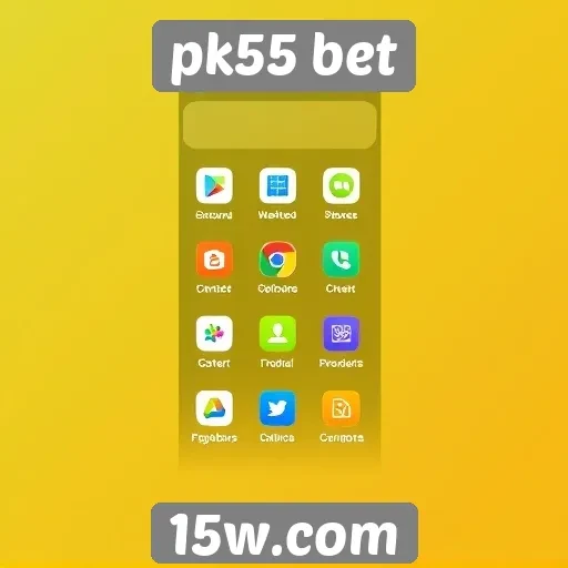 Interface do usuário do site pk55 bet avaliada